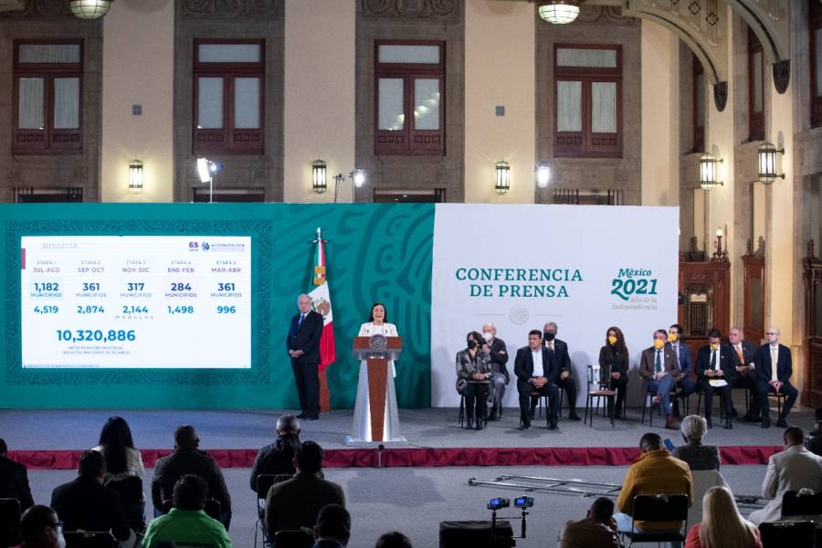 Suman más de 300 mil adultos mayores inscritos en Pensión Universal