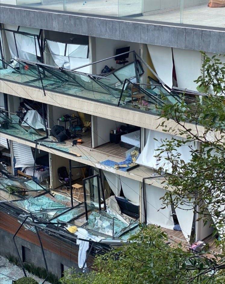 Fuerte explosión por fuga de gas en Av. Coyoacán deja varios heridos