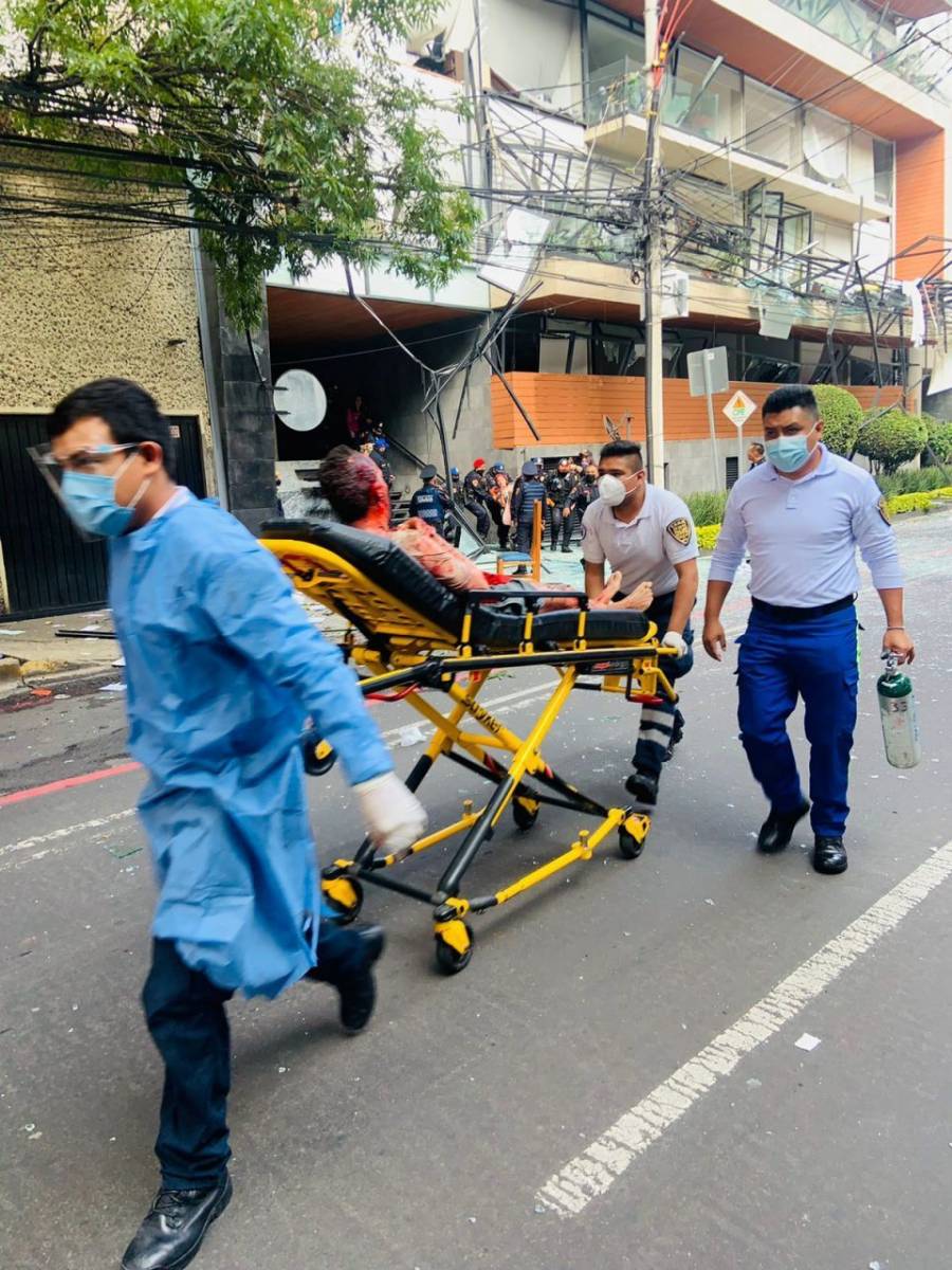 Lista de hospitalizados por explosi&oacute;n en avenida Coyoac&aacute;n