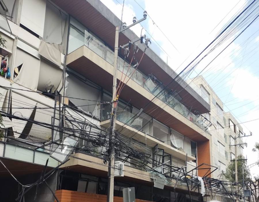 Tras explosión en edificio, desalojan a 300 personas en avenida Coyoacán