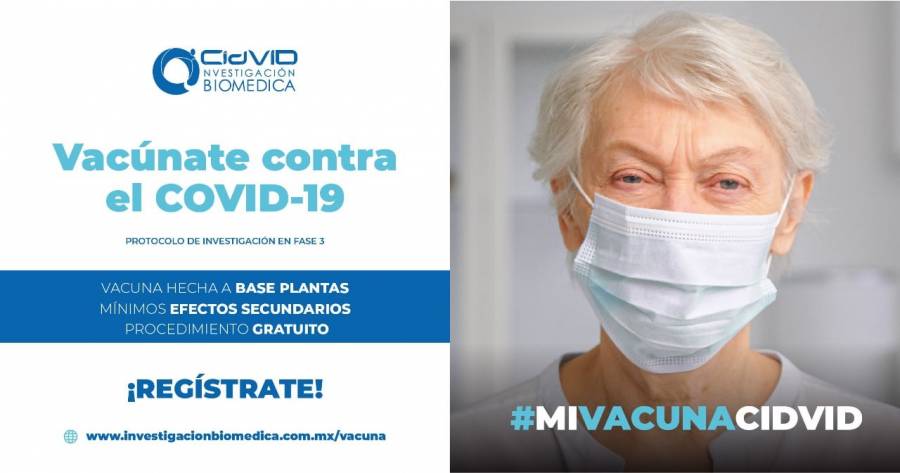 Buscan voluntarios para vacuna anticovid a base de plantas hecha en México