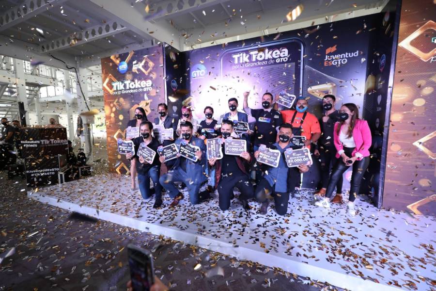 Reconocen a ganadores de convocatoria Tik Tokea por la Grandeza de Guanajuato