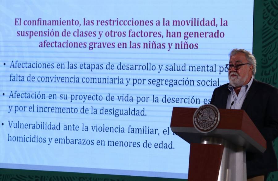 Cierre de escuelas agrava violencia familiar, suicidio infantil y deserción escolar: Segob