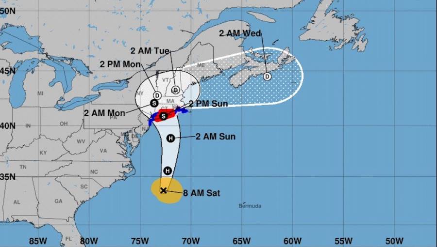 Henri se convertiría en huracán; emiten alerta para Nueva York y Nueva Inglaterra