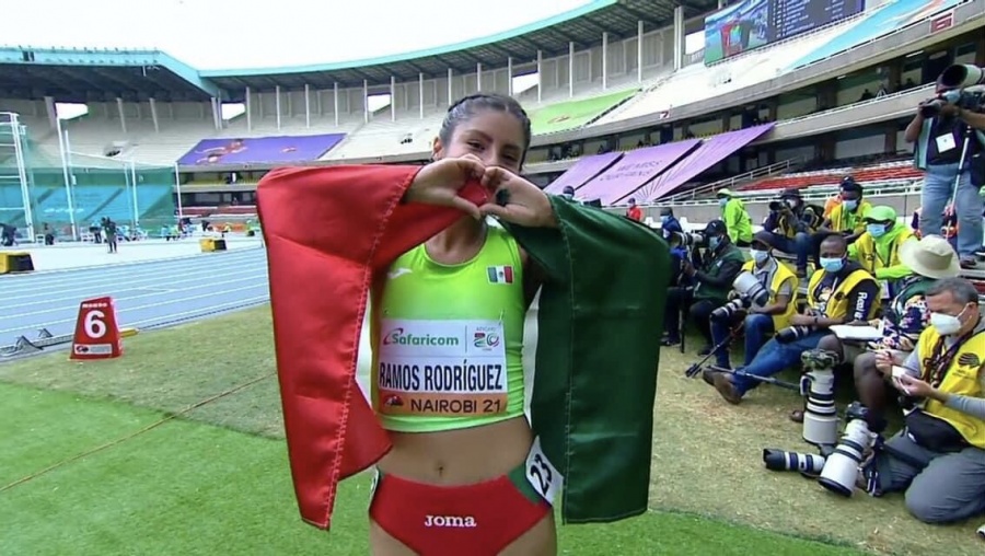 Sofía Ramos ganó oro en 10 km marcha en Mundial sub-20 de atletismo