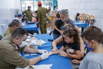 Israel comienza campa&ntilde;a de test de Covid-19 en ni&ntilde;os de 3 a 12 a&ntilde;os