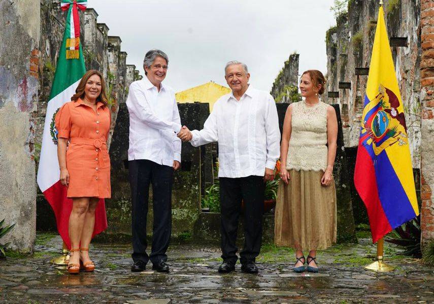 AMLO y Lasso acuerda acelerar proceso para suprimir visas a ecuatorianos