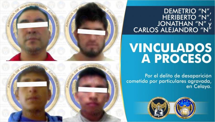 Capturan en Guanajuato a cuatro integrantes del Cártel Santa Rosa de Lima