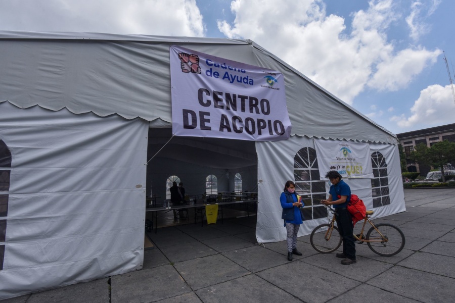 Se han recolectado mas de 45 toneladas de v&iacute;veres para Veracruz: Segob