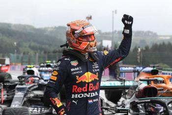 Checo P&eacute;rez arrancar&aacute; s&eacute;ptimo en el GP de B&eacute;lgica; Verstappen logra la pole