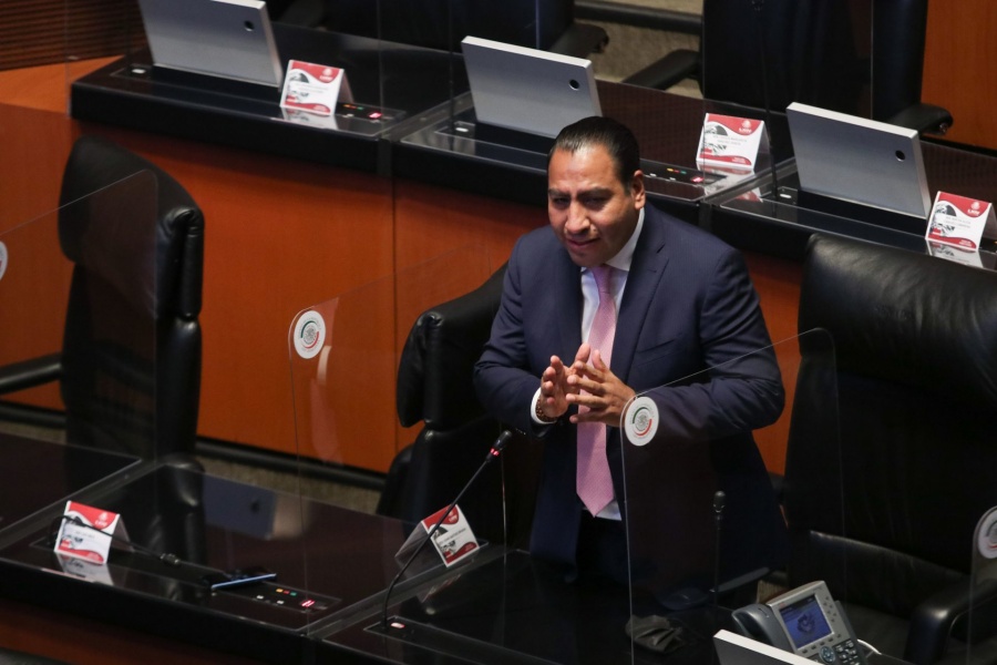 Senadores reconocen labor de Eduardo Ramírez al frente de la Mesa Directiva