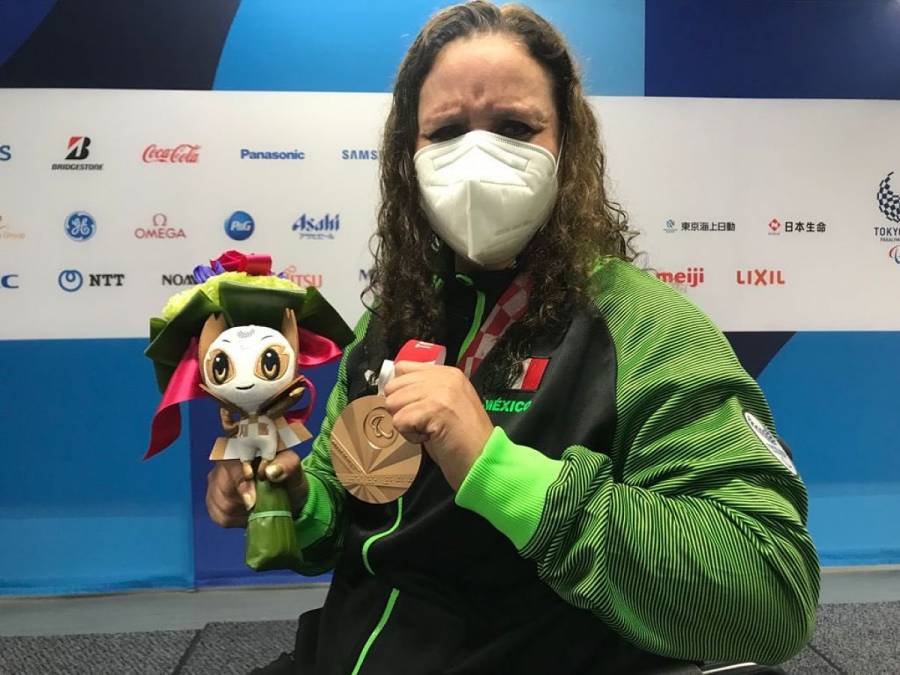 Nely Miranda conquista bronce en Paralímpicos de Tokio 2020