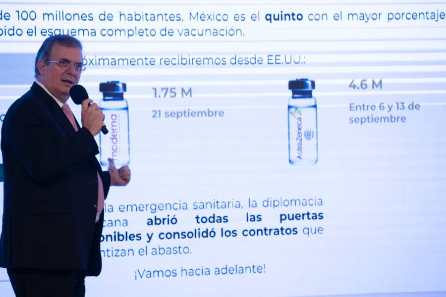Ebrard asegura que aprobación de vacuna cubana contra Covid-19 será pronto
