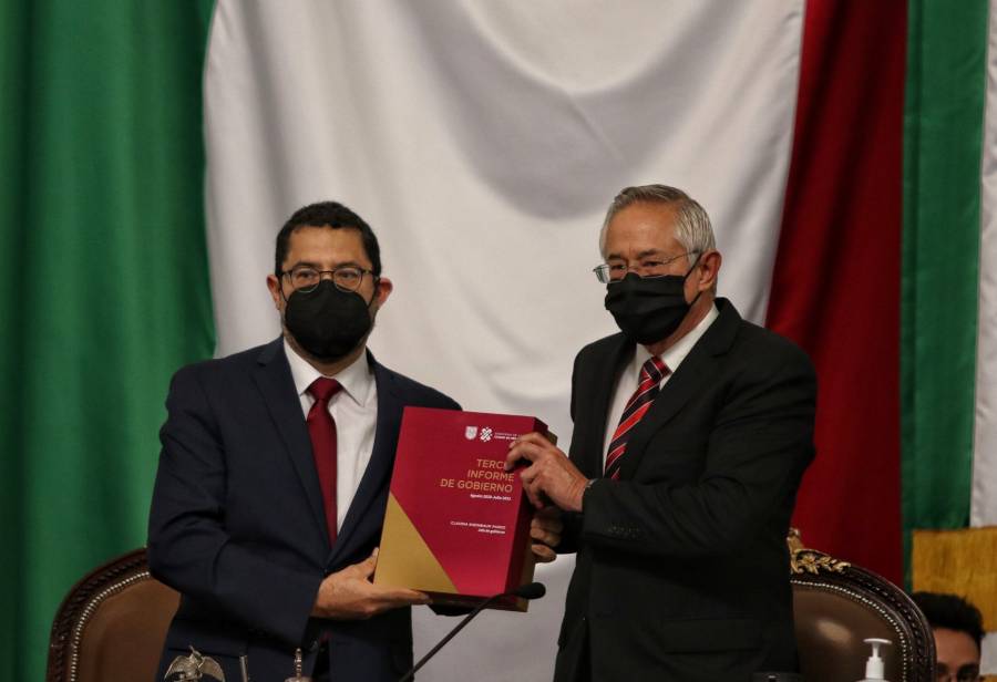 Martí Batres entrega Tercer Informe de Gobierno de Sheinbaum al Congreso de la CDMX