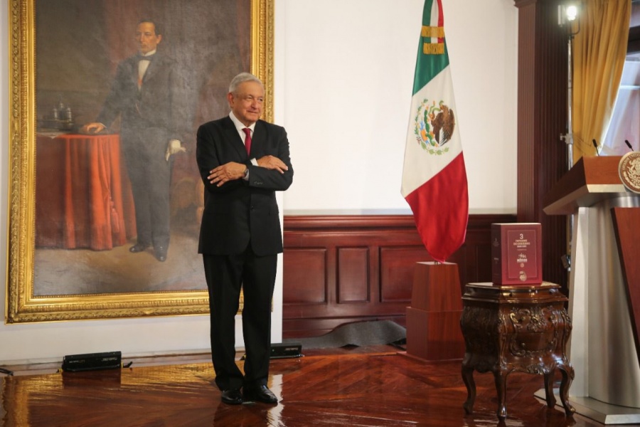 Entrega del 3° informe de gobierno de López Obrador en la Cámara de Diputados