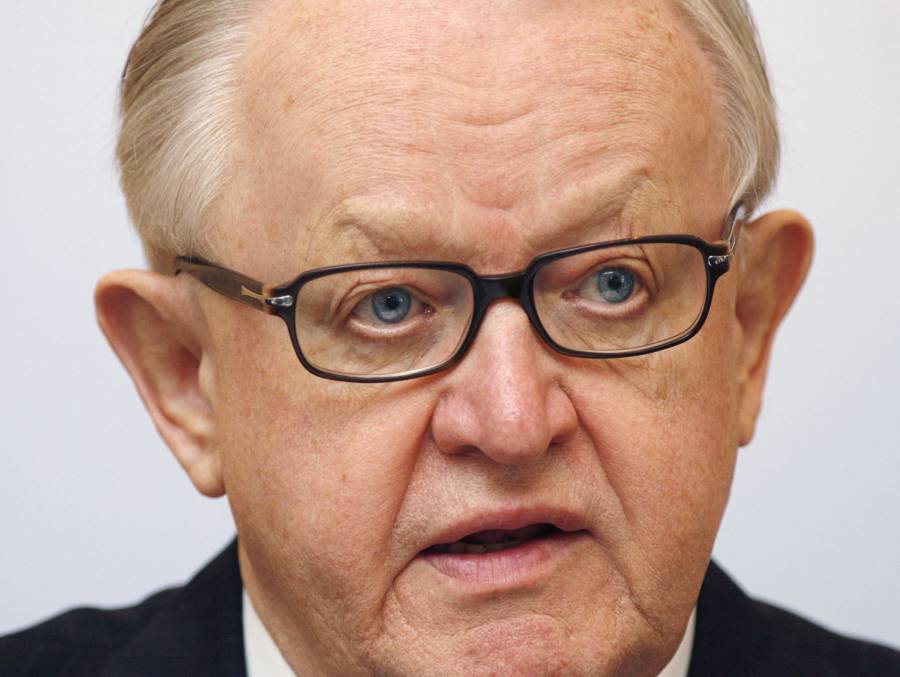 Debido al alzh&eacute;imer Martti Ahtisaari, Nobel de la Paz se retira de la vida p&uacute;blica