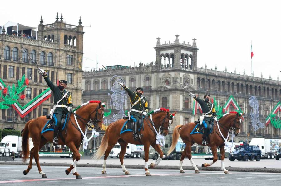 Personal de la Sedena ya está listo para el desfile militar de la Independencia de México