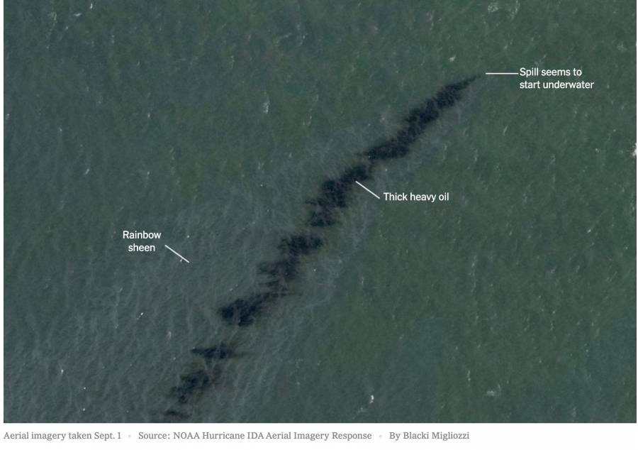 EEUU reporta fuga de petróleo en el Golfo de México tras el paso del Huracán 