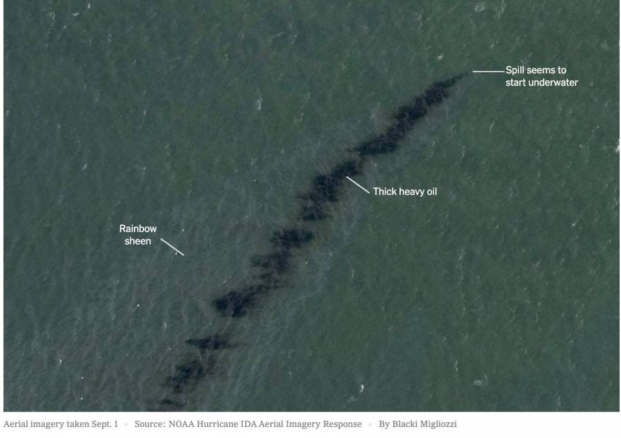 EEUU reporta fuga de petr&oacute;leo en el Golfo de M&eacute;xico tras el paso del Hurac&aacute;n 