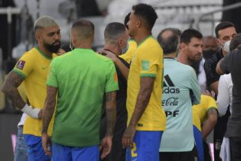 Ins&oacute;lito: Brasil vs Argentina suspendido por infracci&oacute;n sanitaria de jugadores argentinos