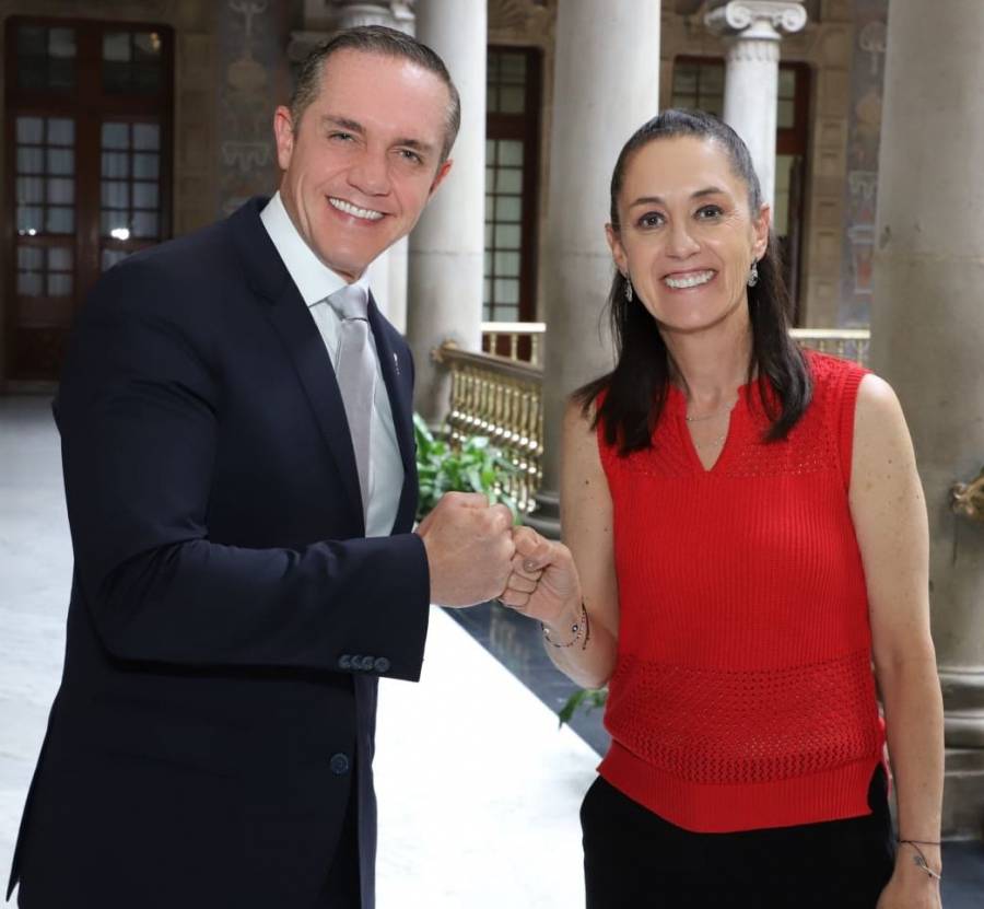 Adrián Rubalcava se reúne con Claudia Sheinbaum; abordan temas de Cuajimalpa