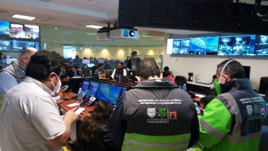 Saldo blanco en CDMX tras sismo de 7.1