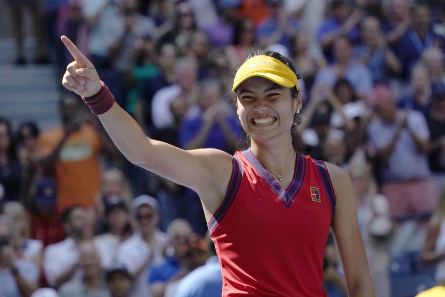 La joven brit&aacute;nica Emma Raducanu, la sensaci&oacute;n del Abierto de EEUU llega a semifinales