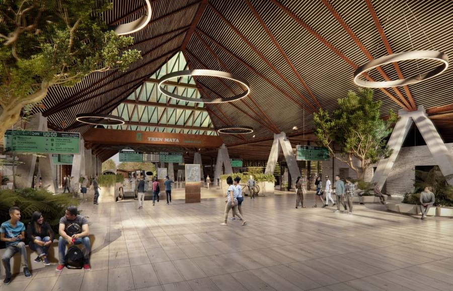 Presenta Fonatur, estación Palenque del Tren Maya