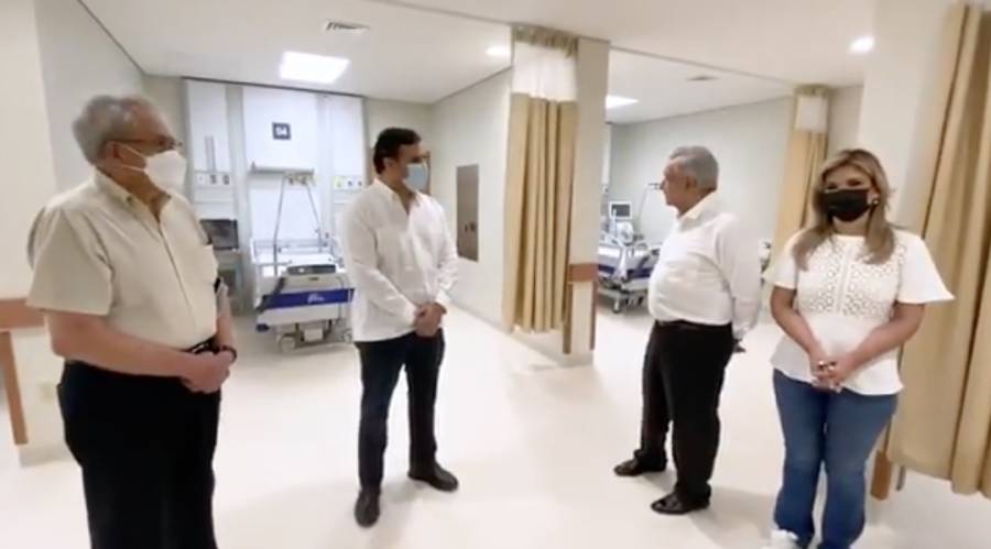 AMLO recorre Hospital General de Especialidades en Sonora