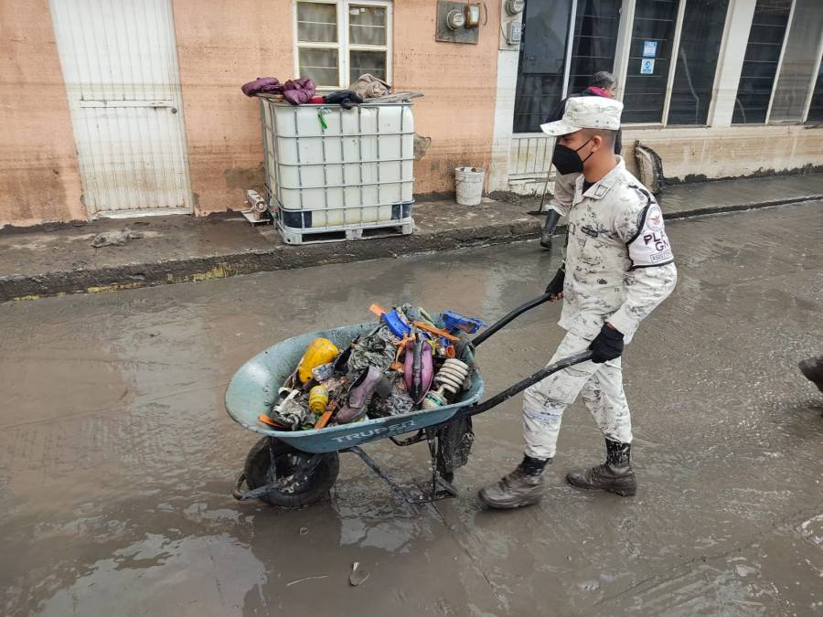 La Guardia Nacional monitorea el río Tula y el Salado para prevenir riesgo en la población