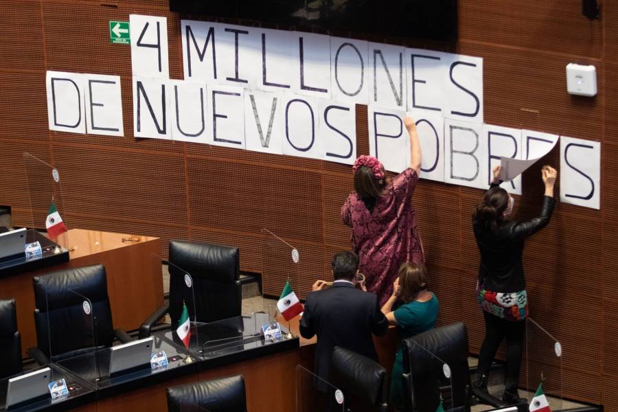 Oposición echa en cara a titular de Bienestar el incremento de la pobreza en México
