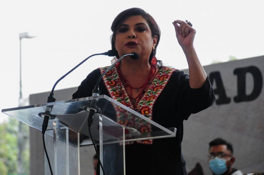 Clara Brugada, alcaldesa de Iztapalapa da Grito de más de dos minutos y medio