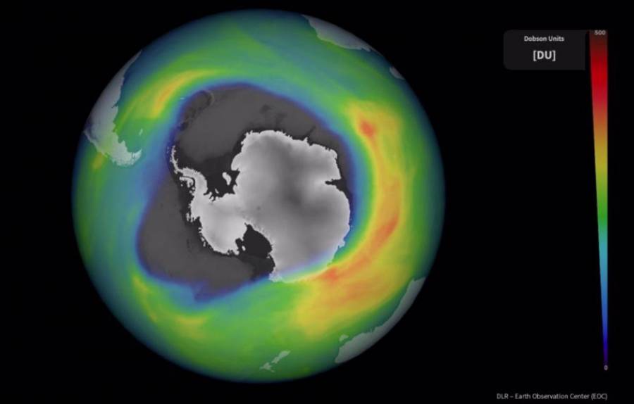 Agujero de ozono es más grande que la Antártida