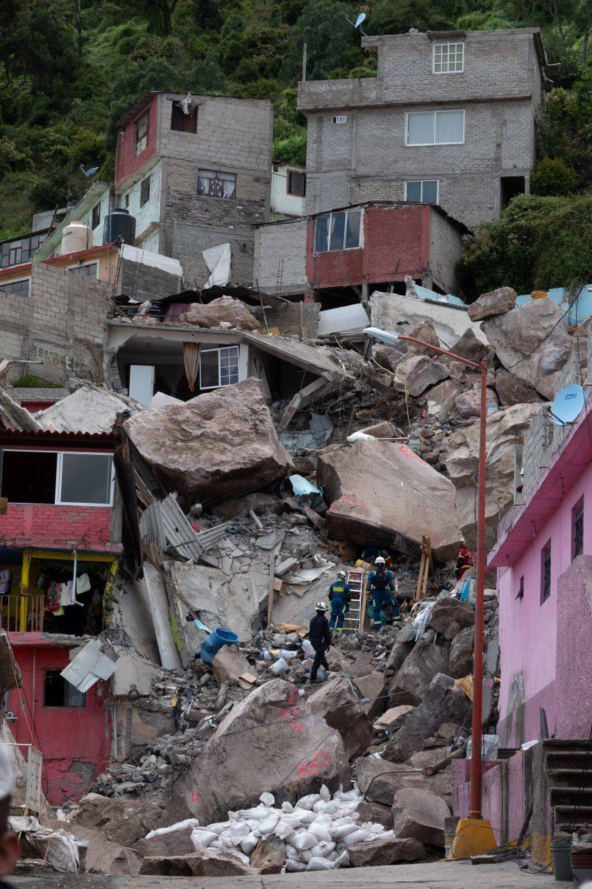 En la CDMX 70 colonias est&aacute;n en riesgo por deslaves