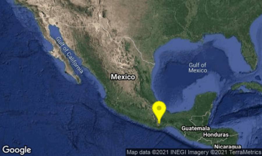 Tiembla en Oaxaca, fue un sismo magnitud preliminar 4.9
