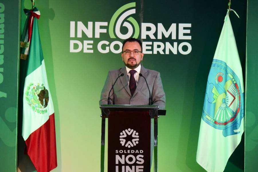 Durante el sexto informe de gobierno, Gerardo Zapata aseguró que el municipio de Soledad es más justo, solidario e incluyente