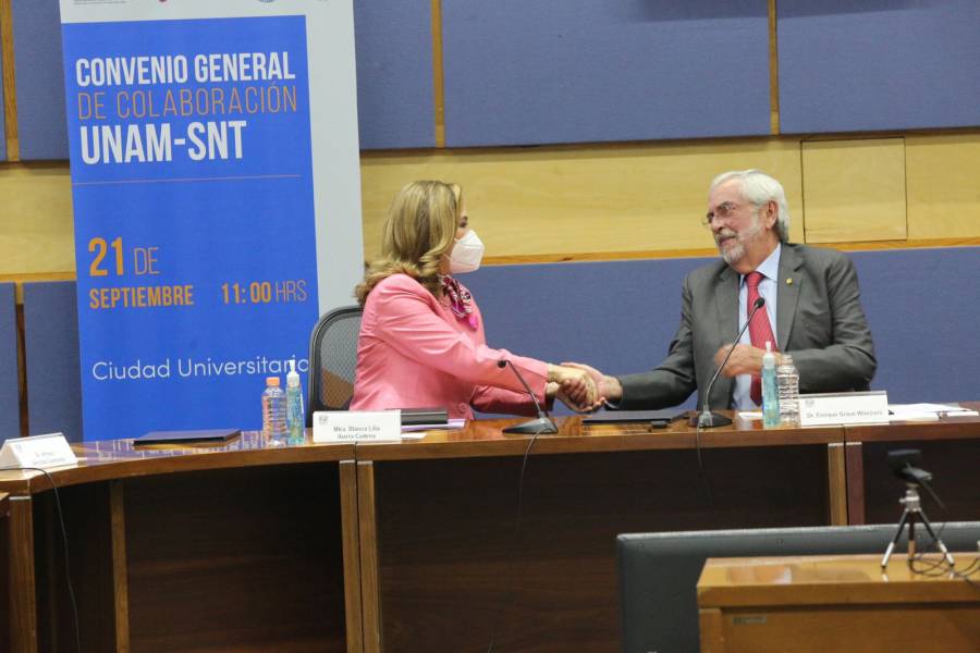 Firman convenio UNAM y el Sistema Nacional de Transparencia