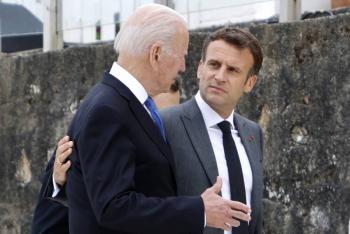 Joe Biden y Emmanuel Macron se reunir&aacute;n en octubre