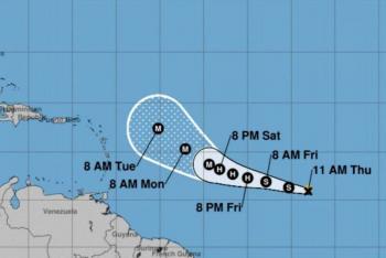 Alertan por tormenta tropical “Sam”; podr&iacute;a convertirse en un fuerte hurac&aacute;n