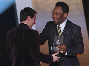 Pel&eacute; felicita a Messi por superar su r&eacute;cord como m&aacute;ximo goleador sudamericano