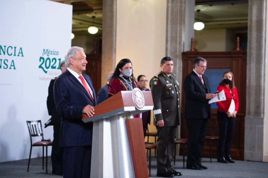 Presentan en mañanera programa de conmemoración por los 200 años de Independencia de México