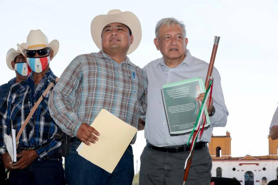 AMLO pide perdón a pueblos yaquis por abusos, sobre todo en porfiriato