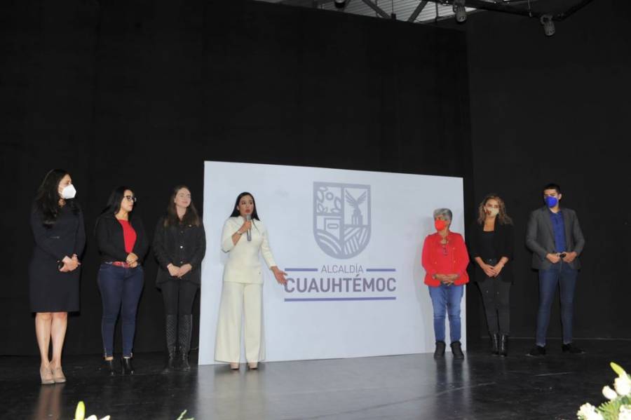 Presenta Sandra Cuevas nueva imagen institucional en Cuauhtémoc sin colores partidistas