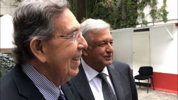 Cuauhtémoc Cárdenas y AMLO se reencuentran; hubo peticiones