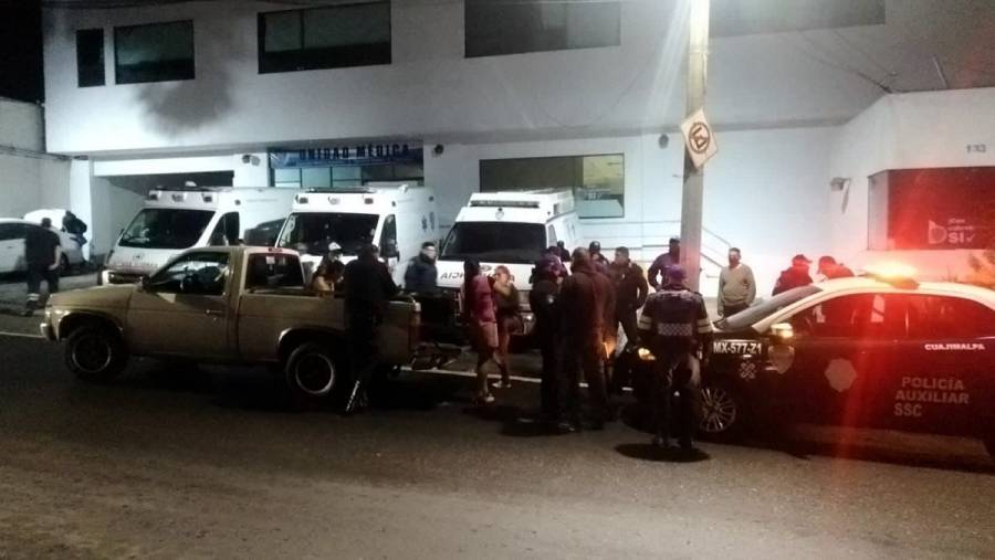 Muere un hombre afuera de la Central de Emergencia en Cuajimalpa