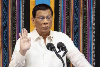 Rodrigo Duterte, presidente de Filipinas, anuncia su retiro de la pol&iacute;tica