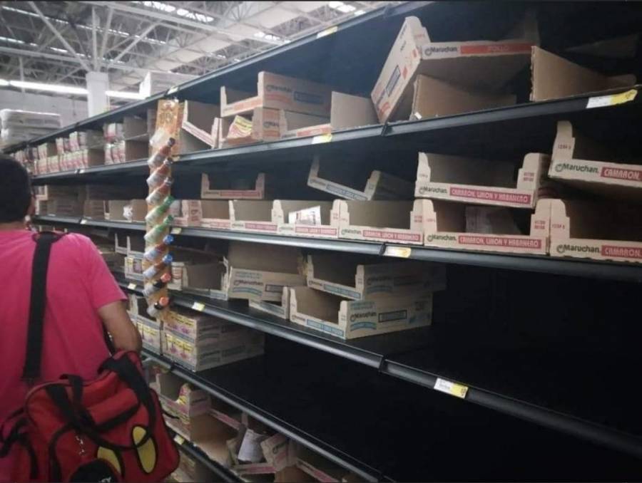 Reportan compras de p&aacute;nico de Maruchan y otras sopas instant&aacute;neas