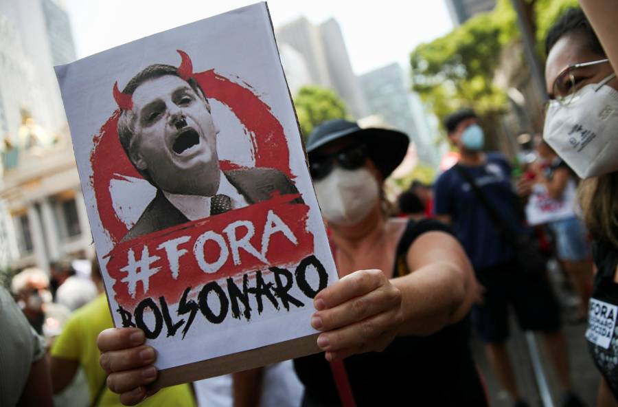 Protestas en Brasil para pedir la destitución de Bolsonaro