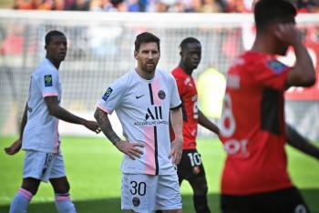 Con Messi, Neymar y Mbapp&eacute;, el PSG cae ante el Rennes en la Ligue 1