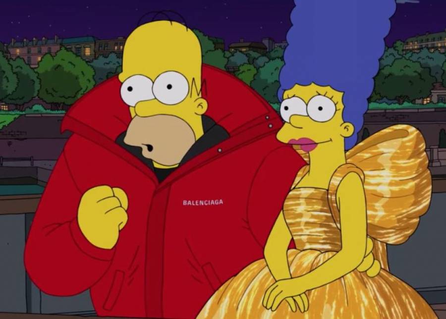 VIDEO: Balenciaga viste a Los Simpson con su nueva colección